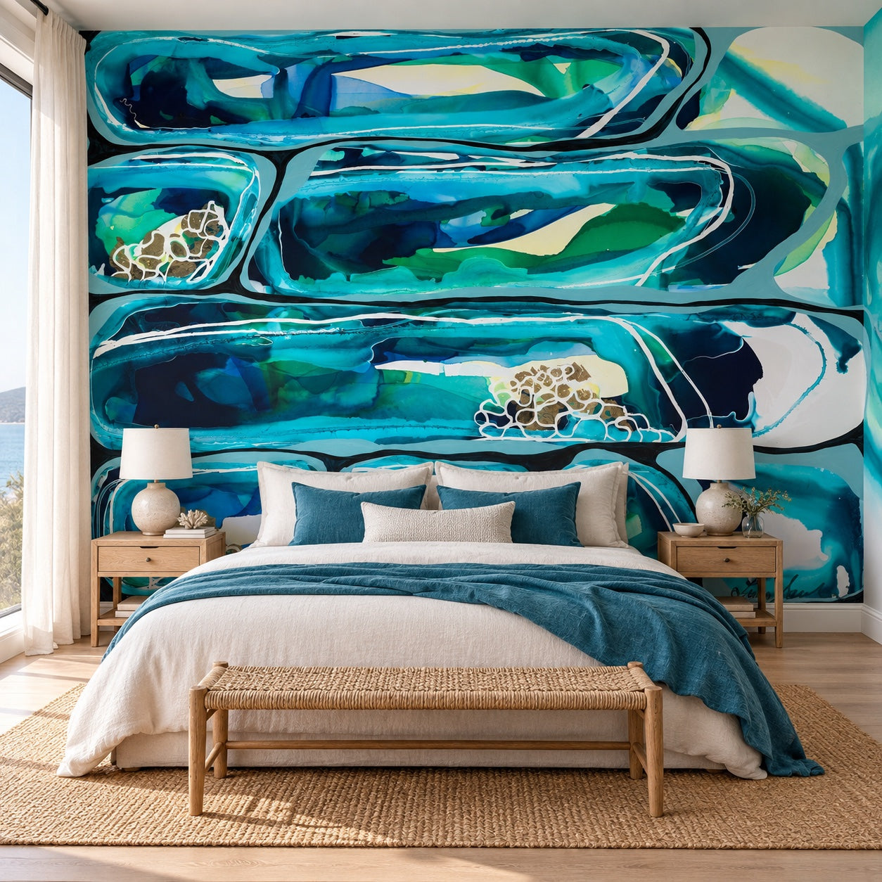 Artist Spotlight: Lara Scolari, the Australian Landscape at Architectural Scale — Luxe Walls journal