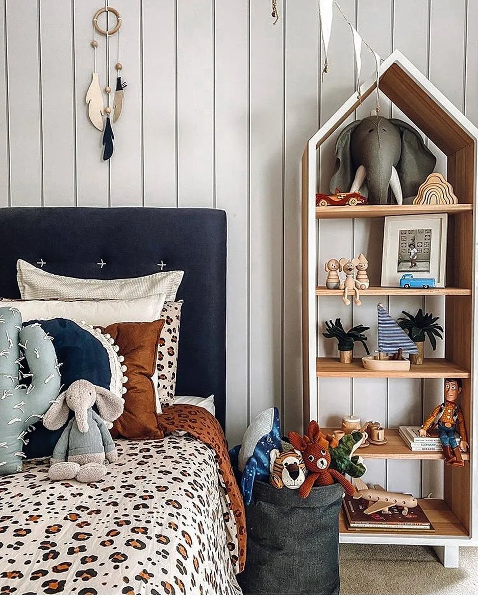 Room featuring Playful Kids Room peel and stick wallpaper