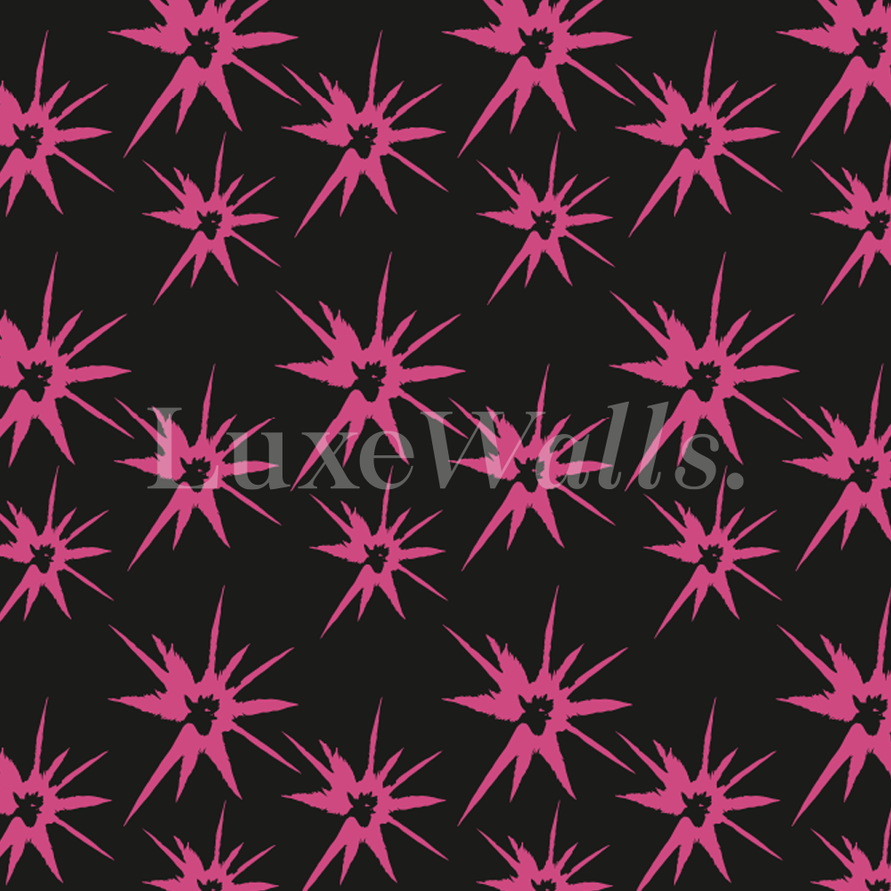 Ancestors Wallpaper - Black Pink | Luxe Walls - Removable Wallpapers