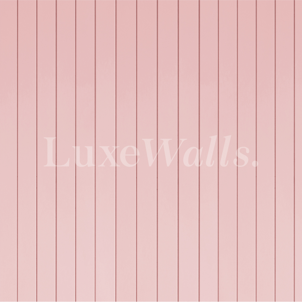 Wooden Panel Effect Wallpaper Smooth Finish Pink 