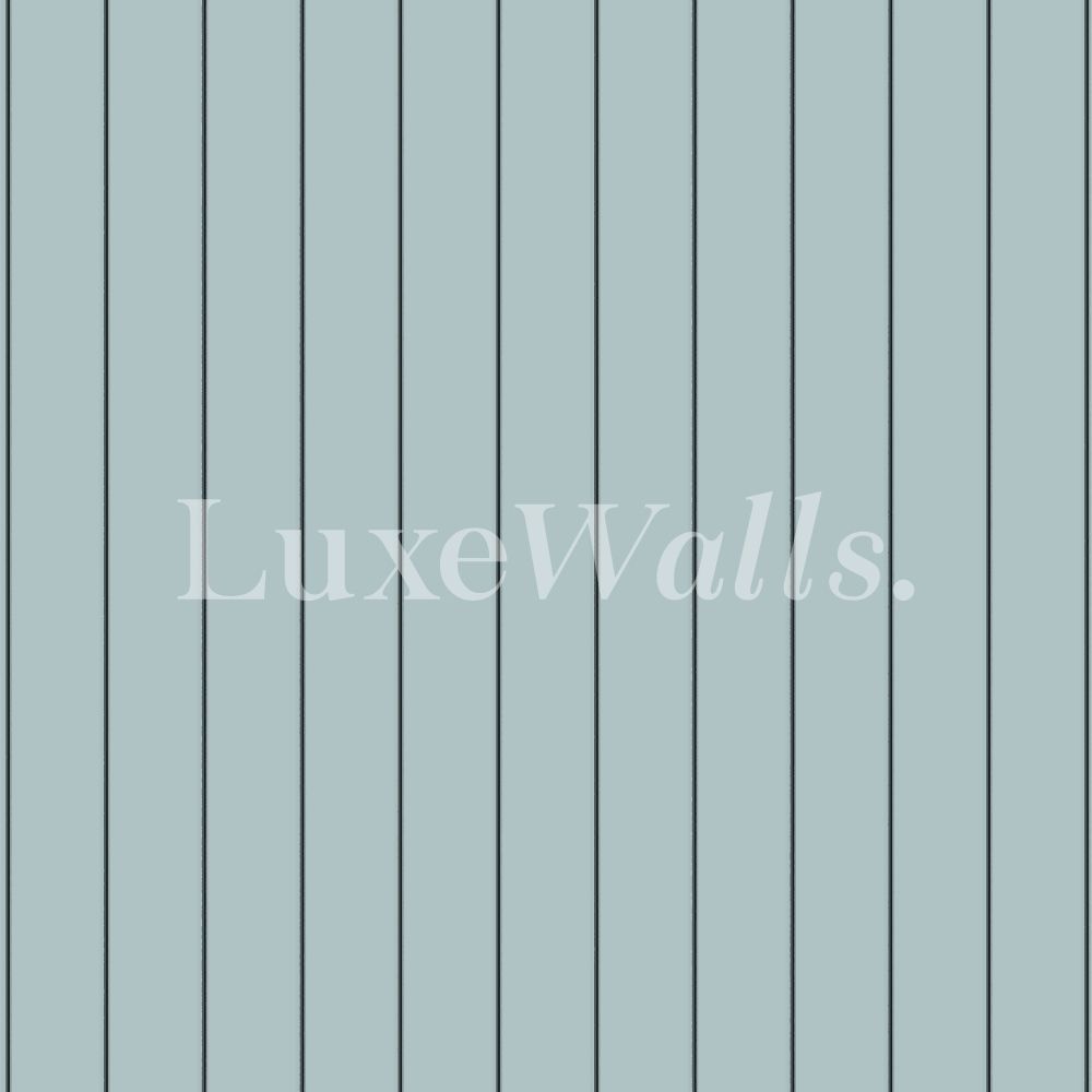 Sea Foam Wood Panel Wallpaper | Luxe Walls - Removable Wallpapers