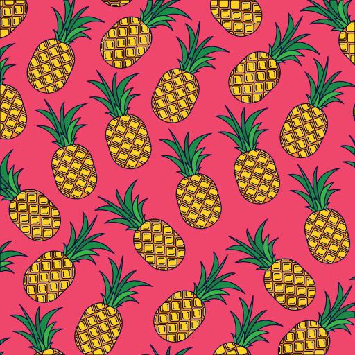 Pink Pineapple Wallpaper | Luxe Walls - Removable Wallpapers